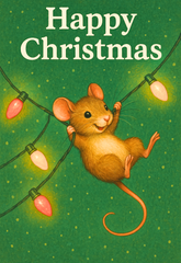 Christmas Card mouse