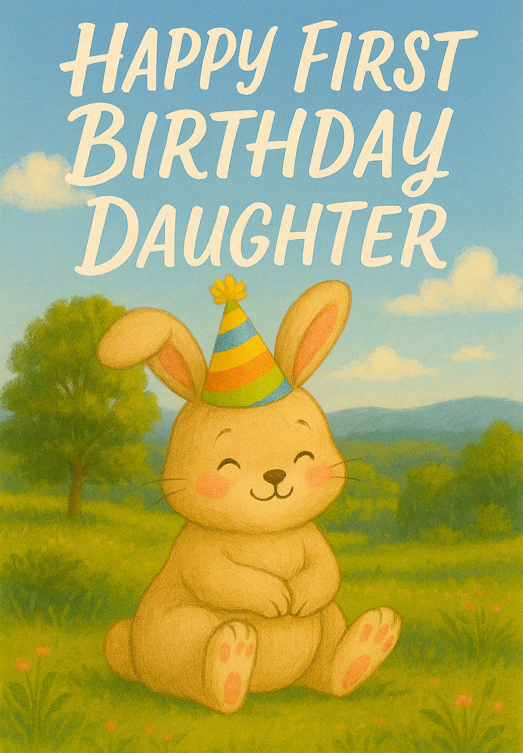 Happy 1st birthday Daughter