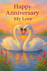 Happy Anniversary Swan